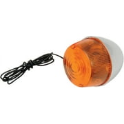 Chris Products Chrome Turn Signal Assembly With Amber Lens - Bolt On (0002A)