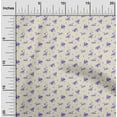 thumbnail image 1 of oneOone Cotton Silk Fabric Leaves & Flower Floral Fabric Prints by Yard 42 Inch Wide, 1 of 4