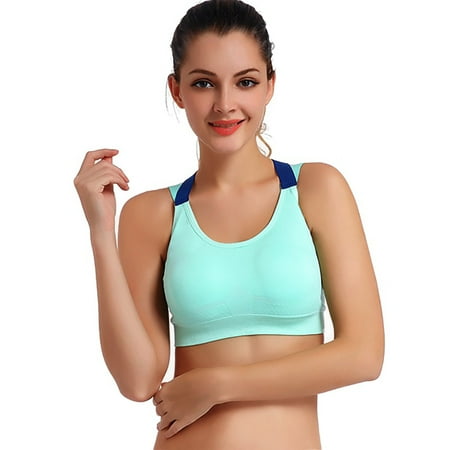 

uublik Sports Bra for Women Yoga Bra Racerback Bra with Removable Cups sexy