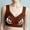 #0071-Brown, variant on Strapless Bra for Women, Wirefree Floral Embroidered Bandeau with Side Slimming Design, Breathable Thin Daily Underwear, Lightly Lined Full Coverage Gift