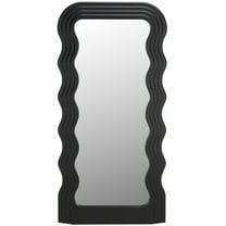 SAFAVIEH Mahya 31.5" x 63.3" Black Modern Wall Mirror