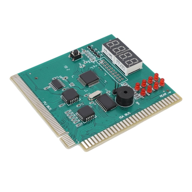Tarjeta de diagnóstico de PC, Tarjeta de diagnóstico de PC 4 Tarjeta de prueba de placa base de computadora Tarjeta madre Tarjeta postal de depuración Resultados impresionantes