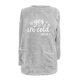 thumbnail image 3 of Gibobby Sudadera Navidad mujer Sudadera informal de manga larga con cuello redondo y estampado de para mujer, Top holgado de felpa con bolsillo(Gris,M), 3 of 4