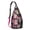 Rose-red-4, variant on Boho Gothic Skull Drawstring Backpack – Artistic Day of the Dead Mandala Skull Design – Vintage Floral Skeleton Print Travel & Hiking Bag for Alternative and Mystic Style Lovers