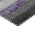 thumbnail image 3 of Addison Rugs Mayfield Premium Machine Washable Transitional Stripes Lavender Rectangle Rug, 1'8" x 2'6", 3 of 6