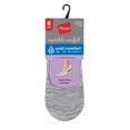thumbnail image 3 of Hanes 6-Pack Ballerina Socks Womens Invisible Comfort Liner Cool Comfort Wicking, 3 of 5