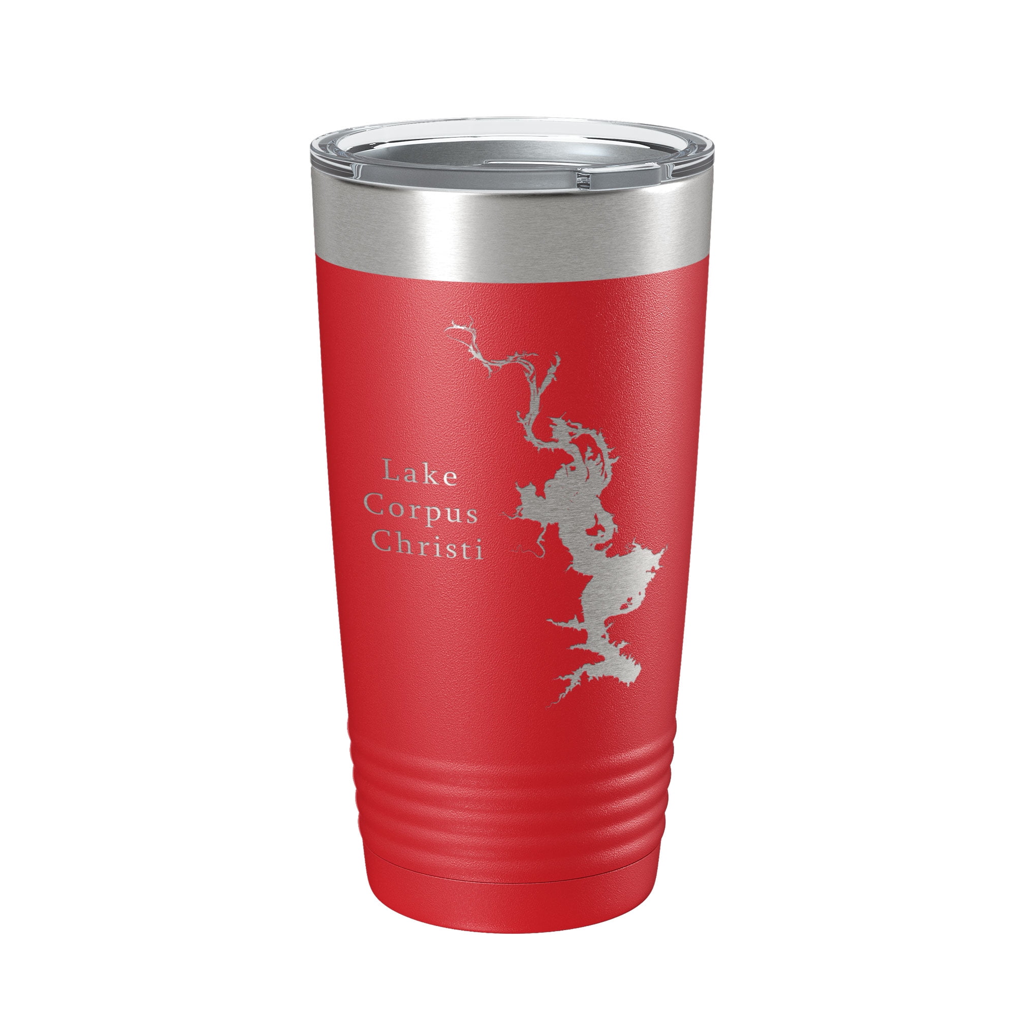 Lake Corpus Christi Map Tumbler Travel Mug Insulated Laser Engraved