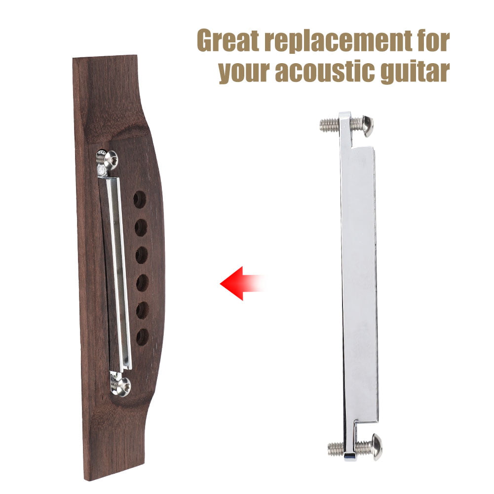 Acoustic Guitar Saddle Adjustable Bridge Saddle Practical Design and Durable