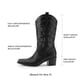 thumbnail image 2 of Botas DREAM PAIRS DWUMMB2504 con Tacón Grueso Bordado 6.5, 2 of 8