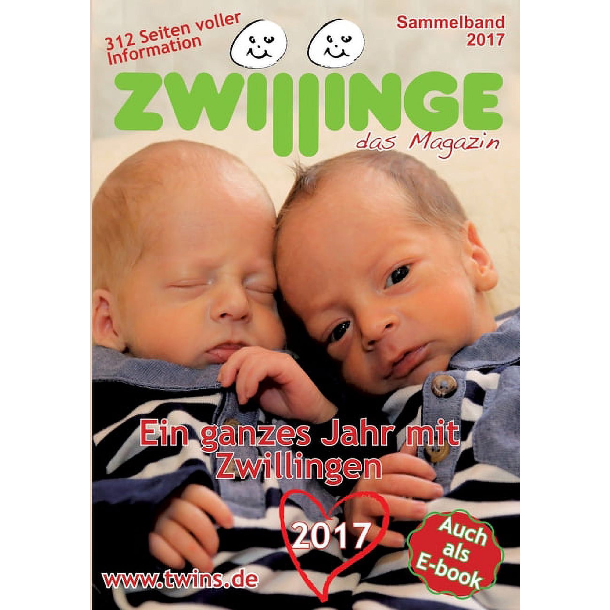 Zwillinge - das Magazin: Ein ganzes Jahr mit Zwillingen 2017, (Paperback)