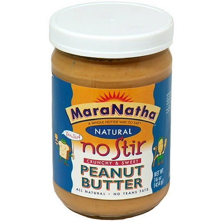 Maranatha Crunchy Peanut Butter, 16 oz (Pack of 12)