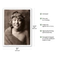 thumbnail image 2 of Cloud Bird (Okuwa-Tsire) - Tewa Boy The North American Indians - Vintage B&W Historical Photograph by Edward S. Curtis c.1905 - Master Art Print (Unframed) 9in x 12in, 2 of 4