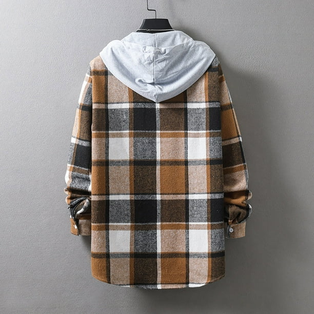 Flannel Jacket Zaful Men's Jacket India Checked Fleece Shirts
