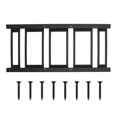 thumbnail image 1 of Wine Glass Rack 4 Rows Space Saving Metal Hanging Stemware Holder for Cabinet Bar Dining Table, 1 of 16