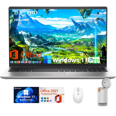 Dell Inspiron-3530 15.6"-FHD Business Laptop - i7 1355U, Intel Iris Xe Graphics, 16GB RAM, 1TB SSD, Wi-Fi 6, Anti-Glare, Backlit Keyboard, Windows 11 Pro