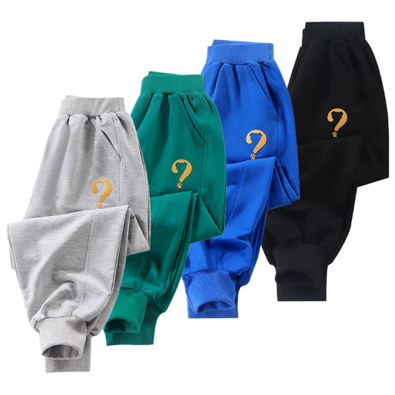 KYAIGUO Toddler Boys Summer Jogger Sweatpants with Cargo Pockets Spring Summer Teenage Trousers for Kids Athletic Casual Pants 2-12