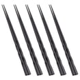 thumbnail image 1 of 5 pares de palillos chinos reutilizables de fibra de vidrio, antideslizantes, para sushi., 1 of 7