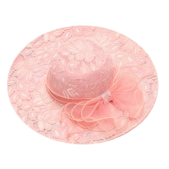 Follure Women's Organza Church Kentucky Derby Fascinator Bridal Tea Party Wedding Hats For Women