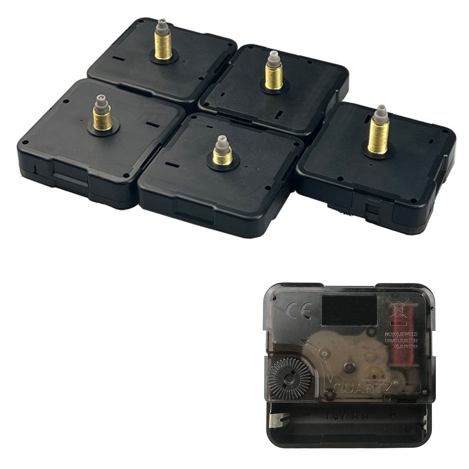 10Pcs Plastic Casing Quartzs Clock Movement for Wall Clock Repair Quiet Sweeping Motor Operated Clock Mechanism