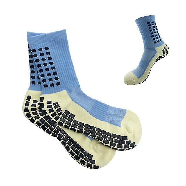 Calcetines deportivos para hombre Calcetines de fútbol antideslizantes Calcetines de fútbol de algodón Calcetines Jerseys de fútbol Calcetín-Azul- BmatwkZeng Bmatwk Jersey