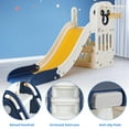 thumbnail image 4 of LAZY BUDDY Slide for Toddlers, Kids Slide & Climber Playset with Basketball Hoop, Non-Slip Steps, Indoor Outdoor Toys, 4 of 9