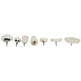 thumbnail image 1 of Buffing Wheel Set, Cotton Flannel Polishing Wheels Kit Multiple Shapes 7Pcs  For Metal Glass Ceramics Marble, 1 of 8