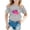 Light Gray, variant on Hiijoy Toddler Girls Short Sleeve T-Shirt Hearts Print Summer Casual Tshirt Tee, Sizes 3-13