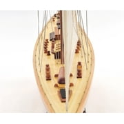 Endeavour 40 Boat Model Display Old Modern Handicraft by Xoticbrands - Veronese