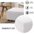 thumbnail image 3 of Slipcovers Stretch Storage Ottoman Covers Foot Rest Sofa Slipcovers Furniture Pr, 3 of 5