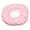 Pink, variant on M Buder Ear Hole Piercing Pillow Cute Bunny Print Pressure Relief Cushion for Side Sleepers 9.8 inches / 25.4 cm Pink Cotton Donut Support Pad Perfect for Healing and Comfortable Night Sleep