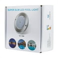 thumbnail image 6 of 12V Inground Swimming Pool Lights,6W IP68 Waterproof Stainless Steel Color Changing LED Pool Lights 4.33inch Diameter, 6 of 8