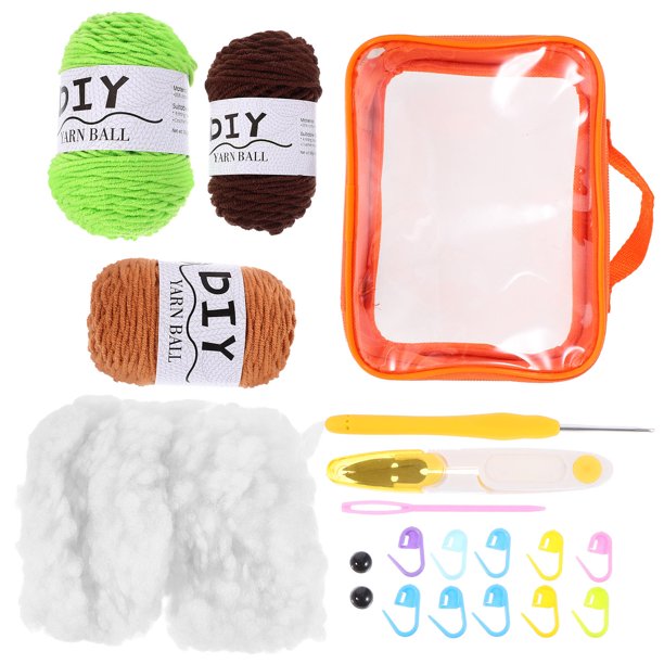 unbranded 1Jgo Kit De Crochet Para Principiantes Con Hilos Y Herramientas Para Plantas Decorativas
