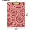 thumbnail image 2 of FMSHPON Cute Mandala Flowers Clipboard Hardboard Wood Nursing Clip Board and Pull for Standard A4 Letter 13x9 inches, 2 of 5