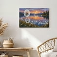 thumbnail image 2 of 1.5-Inch Thick Canvas Print Wall Art for Living Room, Bedroom, Office or Entryway – Decorative Wall Decor with Dandelion Sunset Lake Reflection Peaceful Nature -30 x 20x 1.5 in, 2 of 9