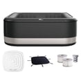 thumbnail image 1 of MSpa Square Inflatable Bubble Massage Spa, 4-6 Person Outdoor Hot Tub, Portland, 1 of 6
