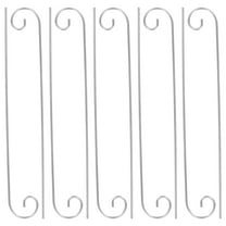 Raindrops 10Pcs Outdoor Shepherd Hooks Metal Poles for Bird Feeders and Lanterns