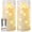 Ivory, variant on Flameless Candles with Embedded String Fairy Lights, Operated Candles, LED Candle, Candles with Remote Control and Timer, Grey, Set of 2(H 6" 6")