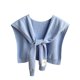 thumbnail image 1 of Bufandas de mujer de color liso de punto para exteriores, chal de invierno con cuello falso, bufanda decorativa Kangshi para el regazo y los hombros, bufanda para mujer, 1 of 1