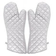 thumbnail image 1 of Guantes de horno resistentes al calor, guantes de horno con forro de algodón acolchado flexible para hornear en microondas, guantes de cocina antideslizantes que garantizan una cocción y horneado, 1 of 3