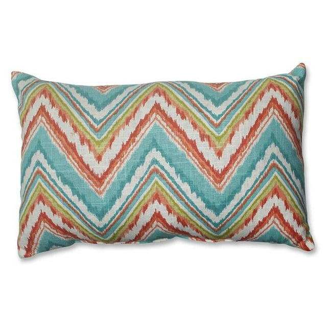 Pillow Perfect 517162 Chevron Chérade Coussin - Bleu-Orange