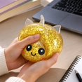 thumbnail image 5 of Glitter Dumpling Squishy Bun Stress Relief Toy, Gel Filled Slow Rising Squeeze Fidget Toys for Adult Hand Therapy Desk, 5 of 6