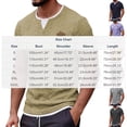 thumbnail image 5 of Klisyaur Fashion Shirts for Mens Short Sleeve V Neck Summer Casual Comfortable Breathable Tops Basic Tee, 5 of 5