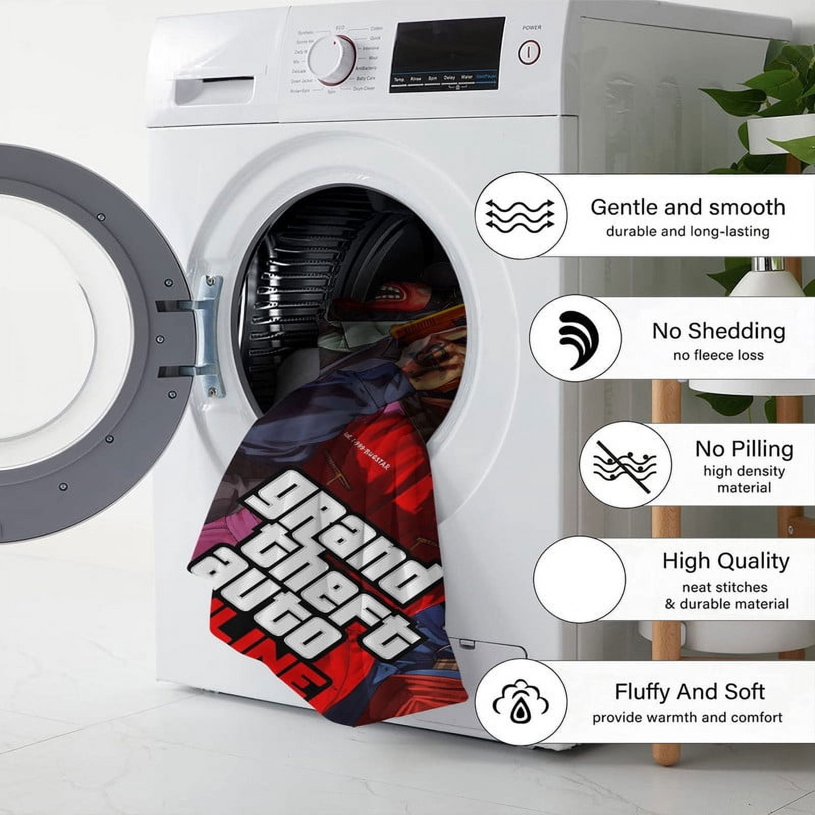 Grand Theft Auto Gra5 Throw Blanket Gifts for Fans Lover Girls Boys Women Present Hoodie Him Bed 40"x50"