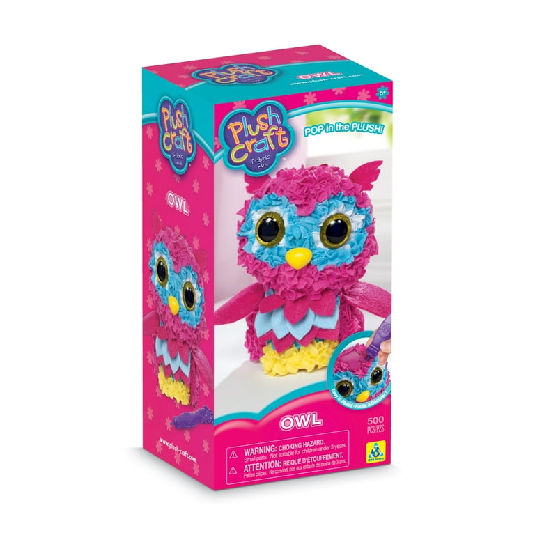 PlushCraft 3D Plush Owl Craft Kit - 622222073367