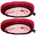 thumbnail image 1 of WEUVEB 1 Paire de Coussinets pour Béquilles Accessoires Rouge Coton pour Usage Quotidien, 1 of 5