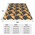 thumbnail image 3 of Bingfone Chicken Legs Print Flannel Fleece Blanket Throw Blanket for Bed,Sofa,Couch,Travel,Camping(50"x40" ), 3 of 8