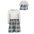thumbnail image 3 of Leveret Girl Skirt Dress Light Grey Size 8 Year, 3 of 3