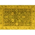 thumbnail image 1 of Ahgly Company Indoor Rectangle Abstract Yellow Modern Area Rugs, 8' x 12', 1 of 4