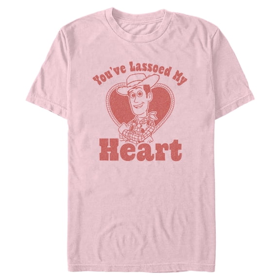 Mens Toy Story You've Lassoed My Heart Woody T Shirt