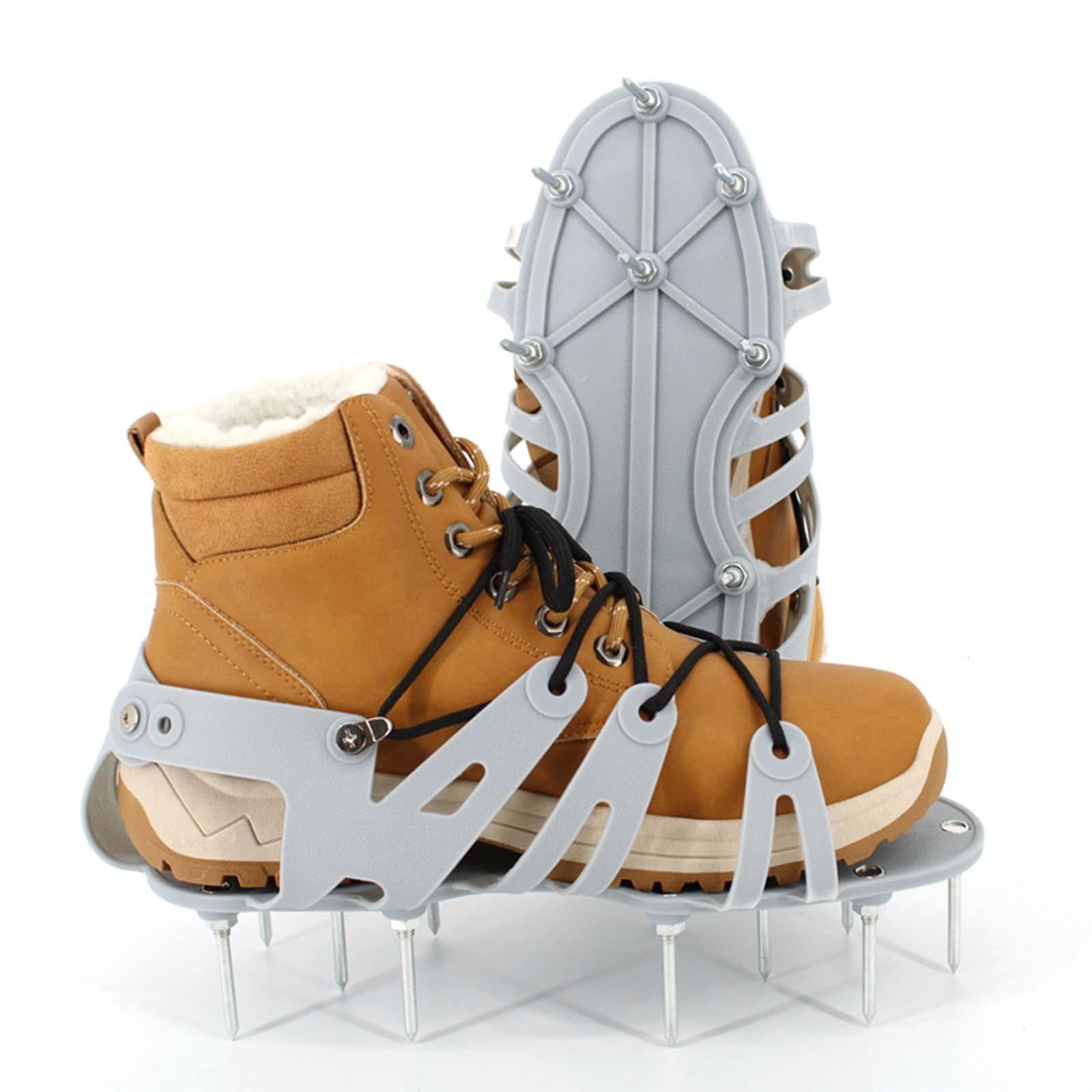 YWMJZEU Lawn Aerator Shoes, Nails Lawn Sandals, Size Fits All Lawn Aerating Sandals, for